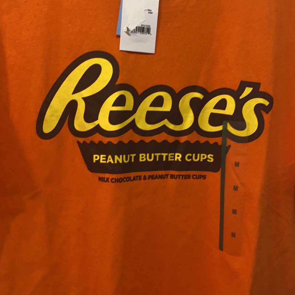 Orange Size Medium Crop Top Reese’s Theme